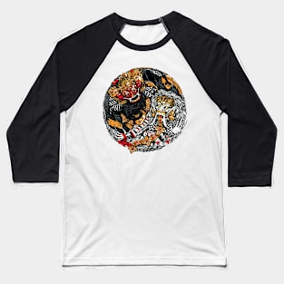 Japan Evil Yin & Yang Baseball T-Shirt